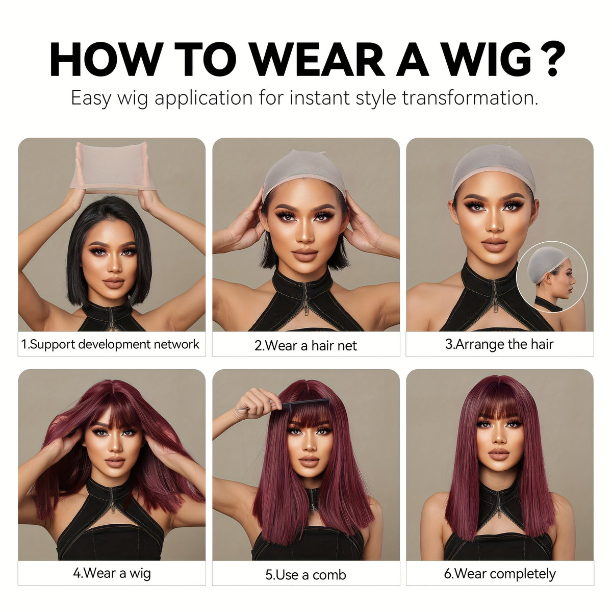 24" Light Brown Coily Wig – Glueless, Heat-Resistant, 150% Density