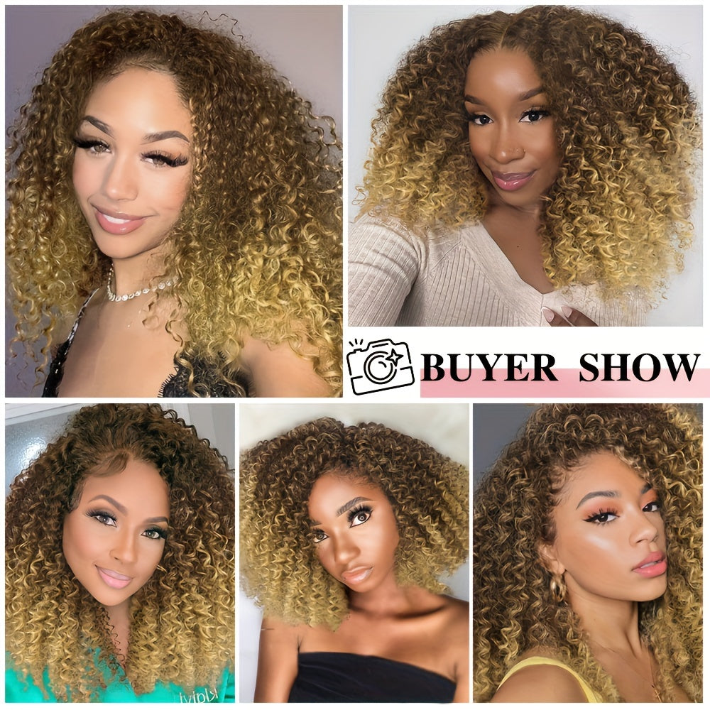 Short Afro Kinky Curly Wig – Synthetic, Heat-Resistant, Daily & Party
