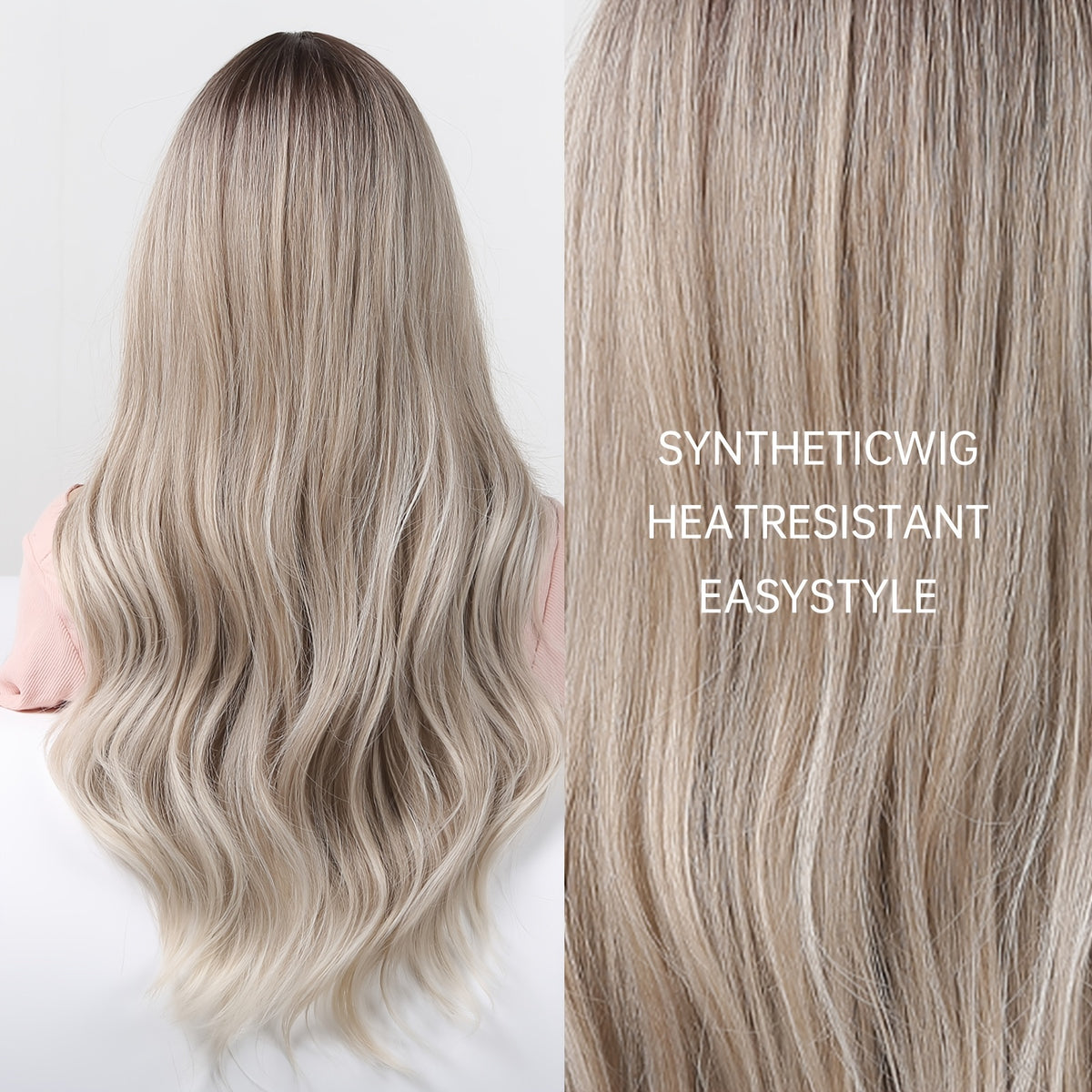 24" Light Brown Coily Wig – Glueless, Heat-Resistant, 150% Density