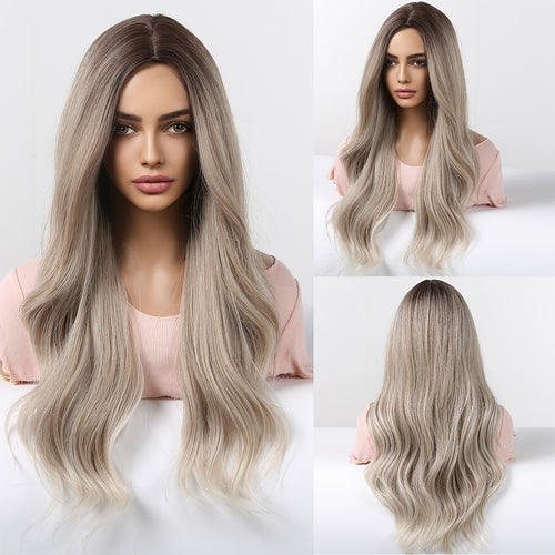 24" Light Brown Coily Wig – Glueless, Heat-Resistant, 150% Density